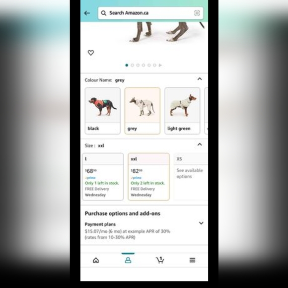 dog snow suit . - Picture 3 of 8